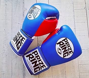 【美品】PRIZE RING ヘッドギア 青/白 Amazon | PRIZERING／プライズリング ヘッドギア 白／青 (L